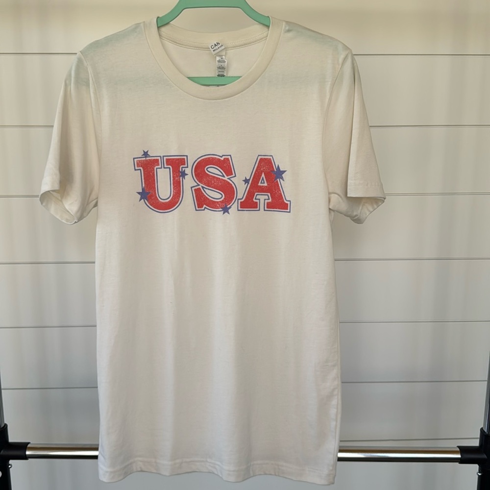 Bella Canvas ‘USA’ T-Shirt Size Small